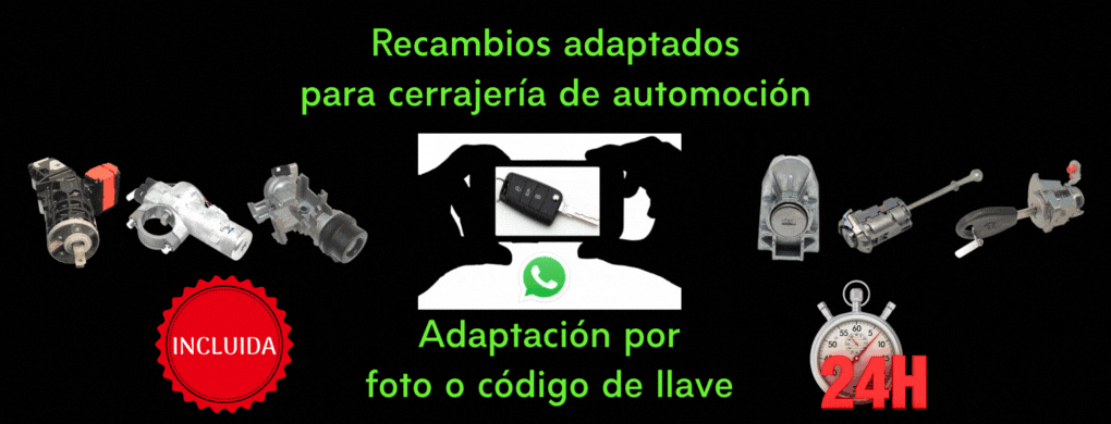 Recambios llaves transponder